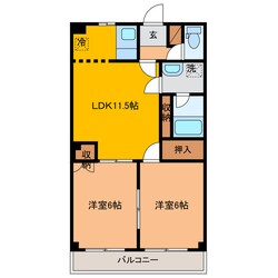 ロイヤルガーデン杉山の物件間取画像